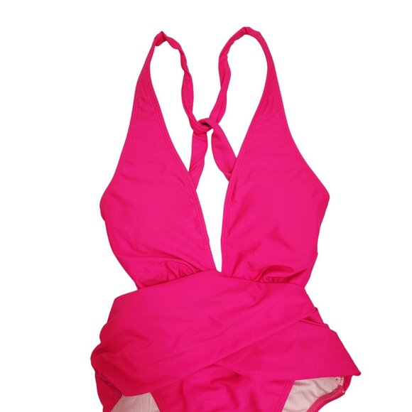Cupshe Womens Pink One-Piece Swimsuit Size XS - Picture 3 of 5